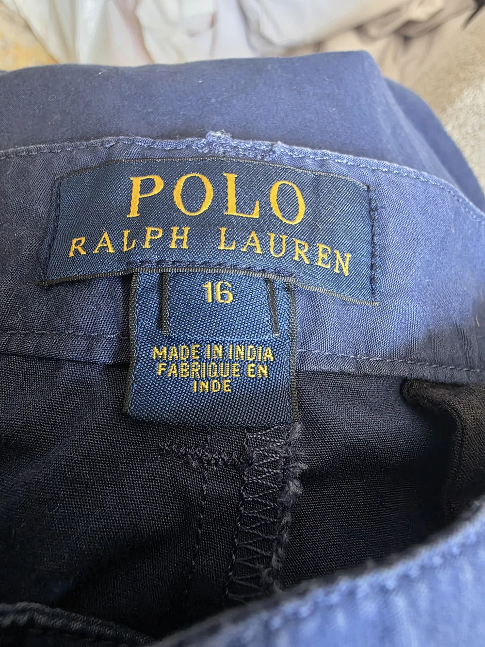 Ralph Lauren Navy Kids Chinos Straight-Leg